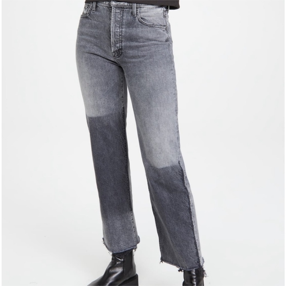 MOTHER the rambler ankle fray color block size 26